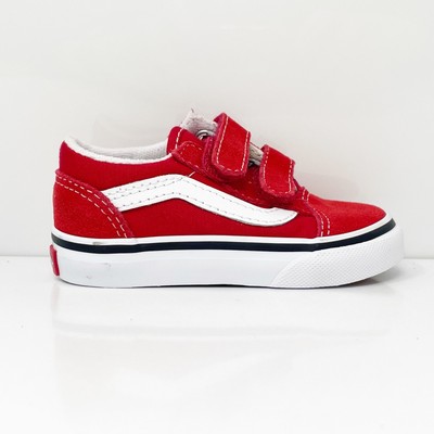 

Vans Boys Off The Wall 500714 Красные повседневные кроссовки, размер 5,5, Красный, Off The Wall