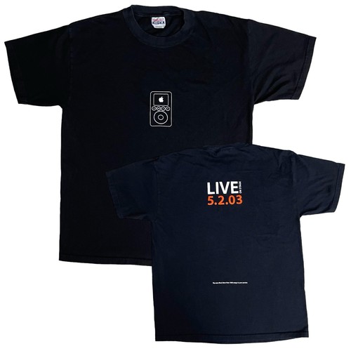 Vintage Apple iPod 2003 T Shirt Live Reveal Show Mens Large