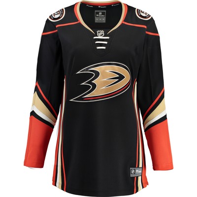 FANATICS NHL ANAHEIM DUCKS FANATICS BRANDED HOME BREAKAWAY JERSEY SHIRT WOMENS