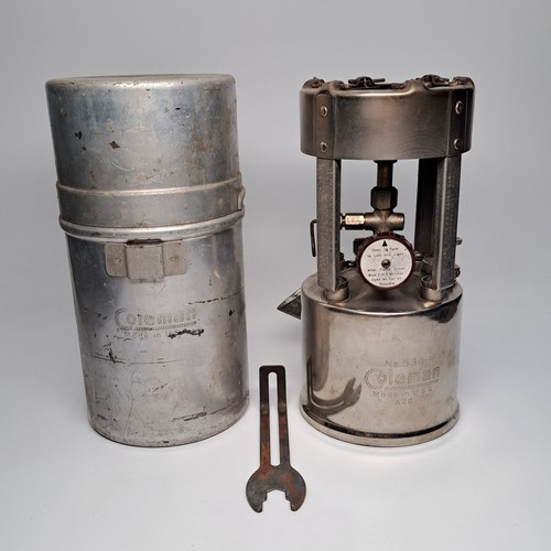 Vintage WWII 1946 Coleman 530 GI Pocket Stove Military Camp 