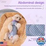 TQFlow Dog Surgery Recovery Suit, Pet Body Suits Abdominal Wounds Protector for Female Male, Substitute E-Collar and Cone Recovery Shirt, Neuter Surgical Onesie Anti Licking for Small, Medium Dogs Cats