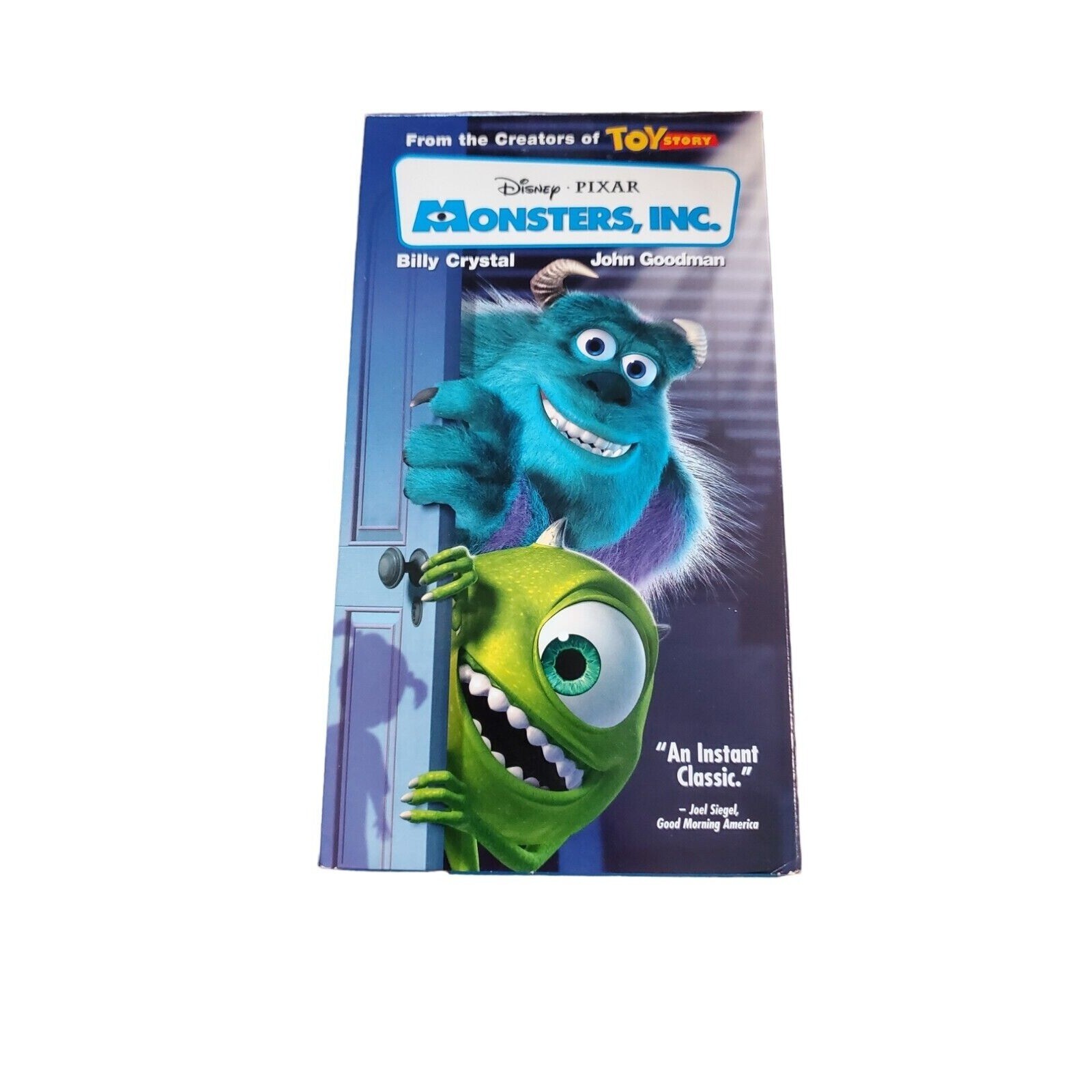 Vtg VHS Disney Pixar Monsters, Inc. Slip Sleeve Rare