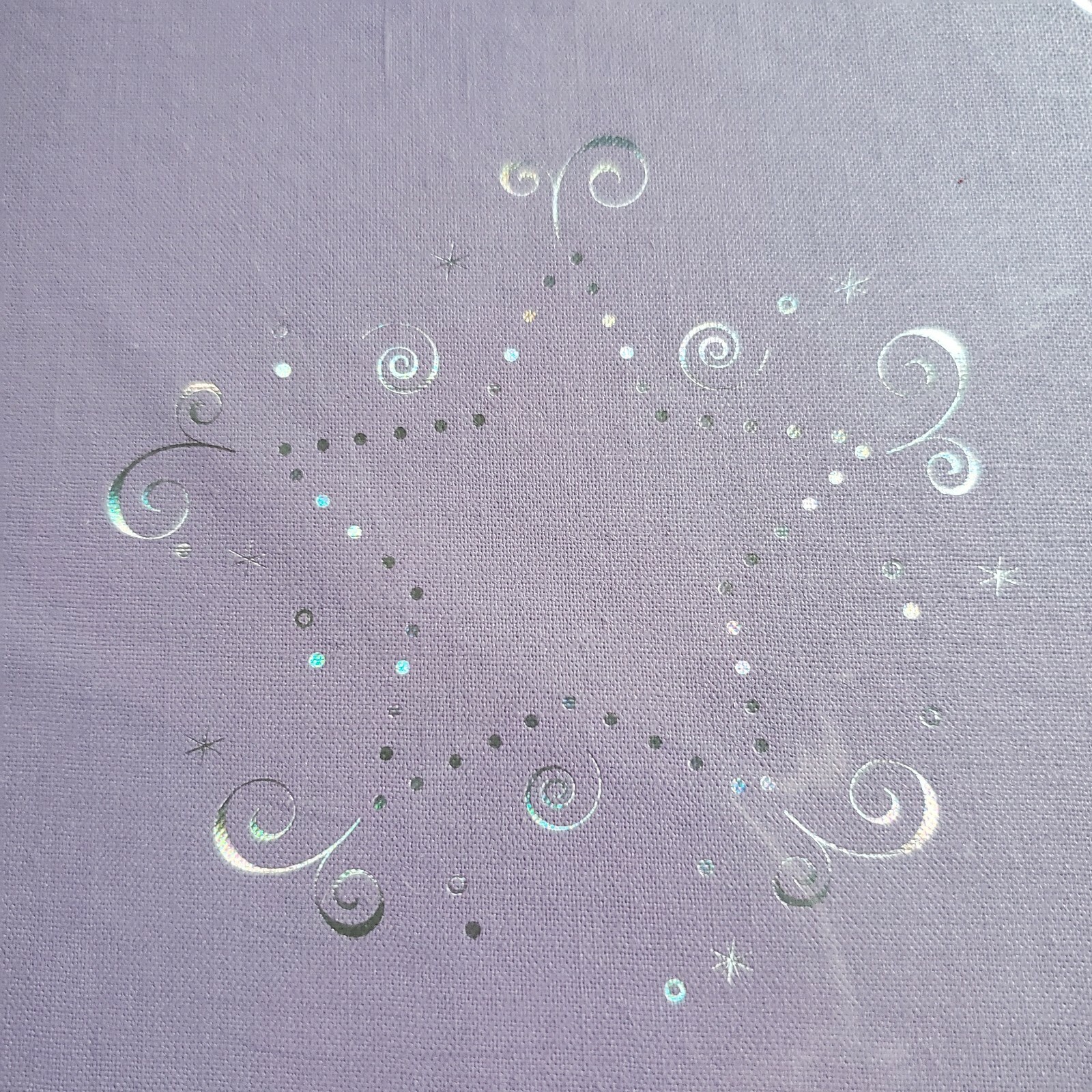 Creative Memories 7x7 Lilac Star Scrapbook Album Strap Hinge 12 pages Sealed NEW