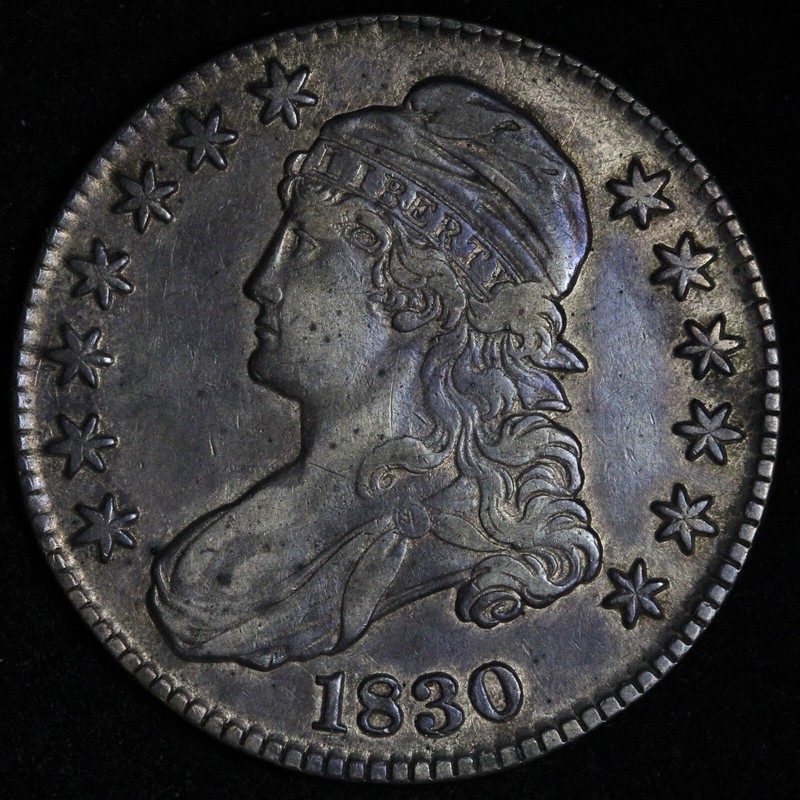 1830 Capped Bust Silver Half Dollar XF/AU E322 TTBX | eBay
