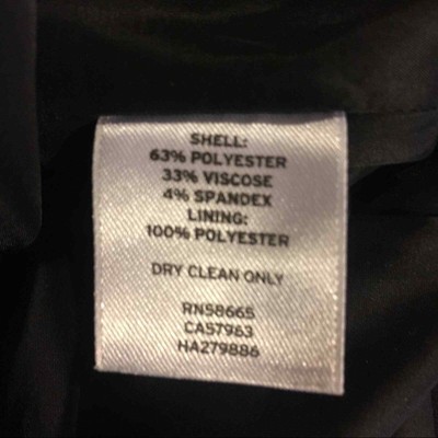 NWOT Halogen black ponte seamed pencil skirt 4
