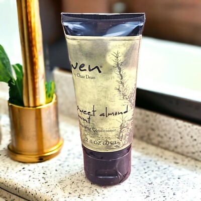 WEN Cleansing Conditioner Shampoo Sweet Almond Mint 2 oz Travel Chaz Dean NOS