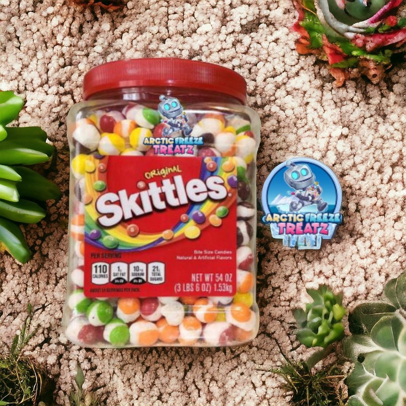 Arctic Freeze Treatz* Freeze Dried Original Skittlez 54oz Bulk Tub
