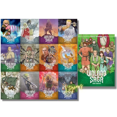 Vinland Saga Volume 1-13 Complete Manga English Hardcover Set
