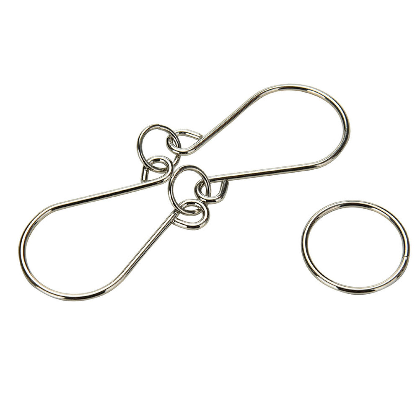 Metal Wire Puzzle IQ Mind Brain Teaser Game Montessori Early Educational Toys E