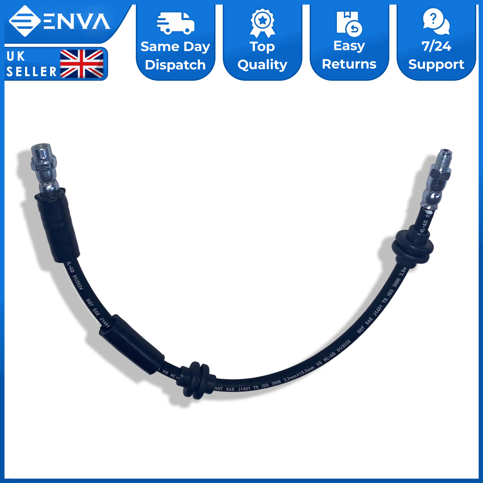 Front Brake Hose For BMW 1 Series E81 E82 E87 E88 E90 116 118 120 34306790550