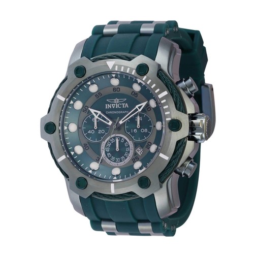 Invicta Men's Watch Bolt Chronograph Green and Grey Dial Silicone Strap 40828 | eBay Invicta Men's Watch Bolt Chronograph Green and Grey Dial Silicone Strap 40828 | eBay
