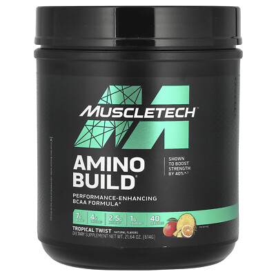 Amino Build, Tropical Twist, 21.64 oz (614 g)