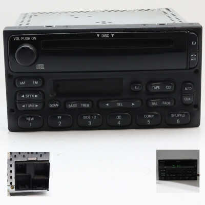 Ford F150 Mercury & Mazda Audio Radio Cassette AM FM Disc Single CD Receiver OEM