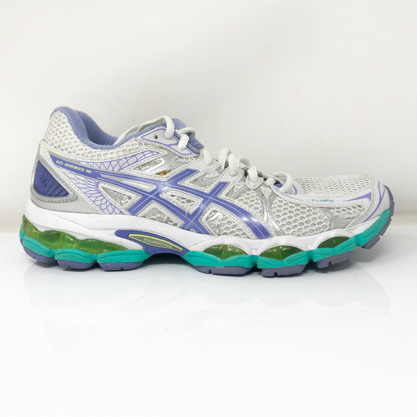 Купить Кроссовки Asics Womens Gel Nimbus 16 T485N White Blue Running Shoes  Lace Up Low Top Size 9 в интернет-магазине с Ebay с доставкой из США,  низкие цены | Nazya.com