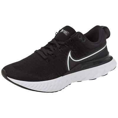 

Мужские кроссовки Nike React Infinity Run Flyknit 2, черные, белые, железно-серые 45 евро,  долларов США, Черный, Nike React Infinity