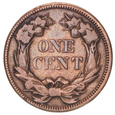 1858 Flying Eagle Cent Large Letters Very Fine Penny VF
