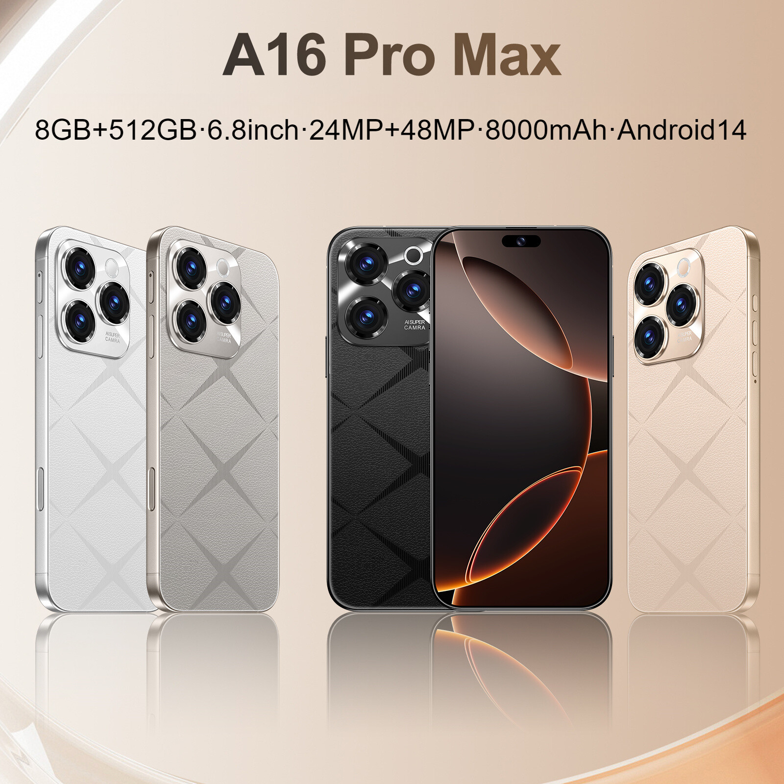 スマートフォン本体 lolhtvlol A16ProMax Android14 12+512GBS Amazon | lolhtvlol A16ProMax Android 14 スマホ 12GB+512GB