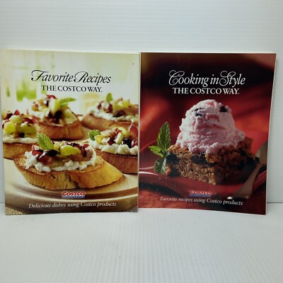 Cooking In Style The Costco Way lot of 2 by Costco Wholesale