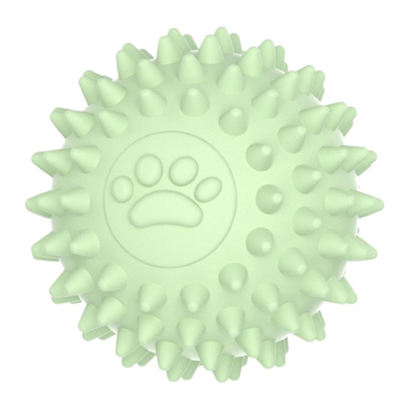 Pet Dog Toys Cat Puppy Sounding Toy Polka Squeaky Tooth Cleaning Ball TPR
