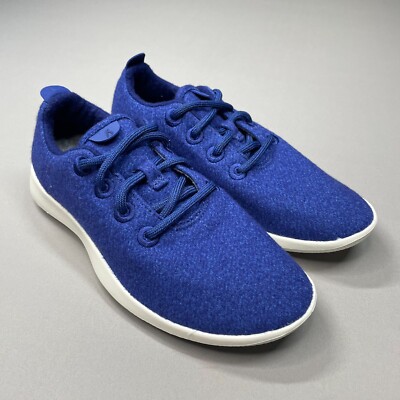 NEW Allbirds Shoes Womens 7 Blue Merino Wool Runner Woven outdoor