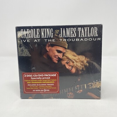 Carole King & James Taylor - Live At The Troubadour 2007 (CD/DVD, 2010) Sealed