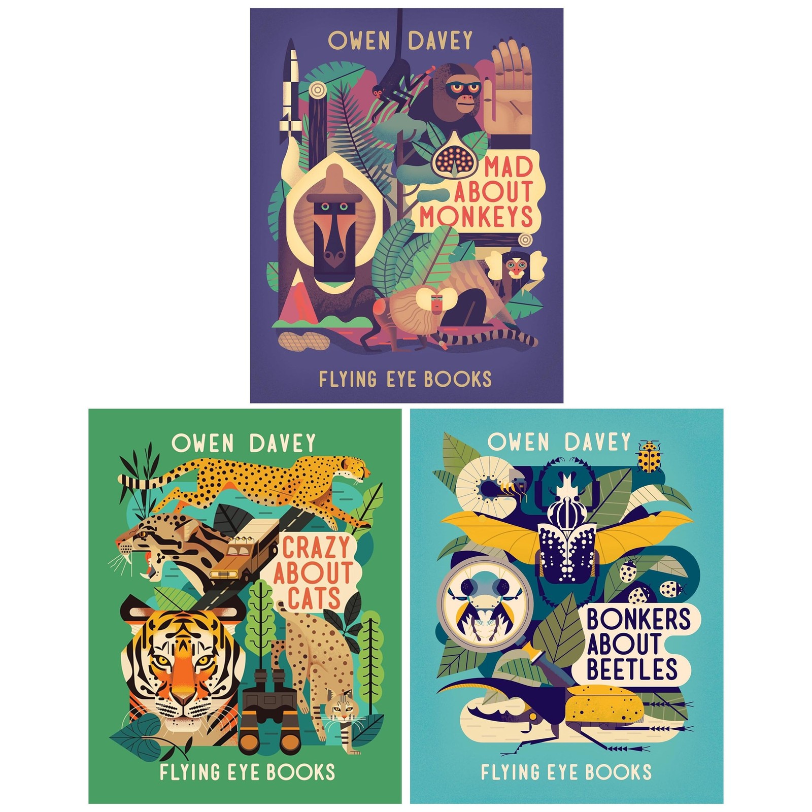 About Animals Series by Owen Davey 3 Books Set - Age 7+ - PB