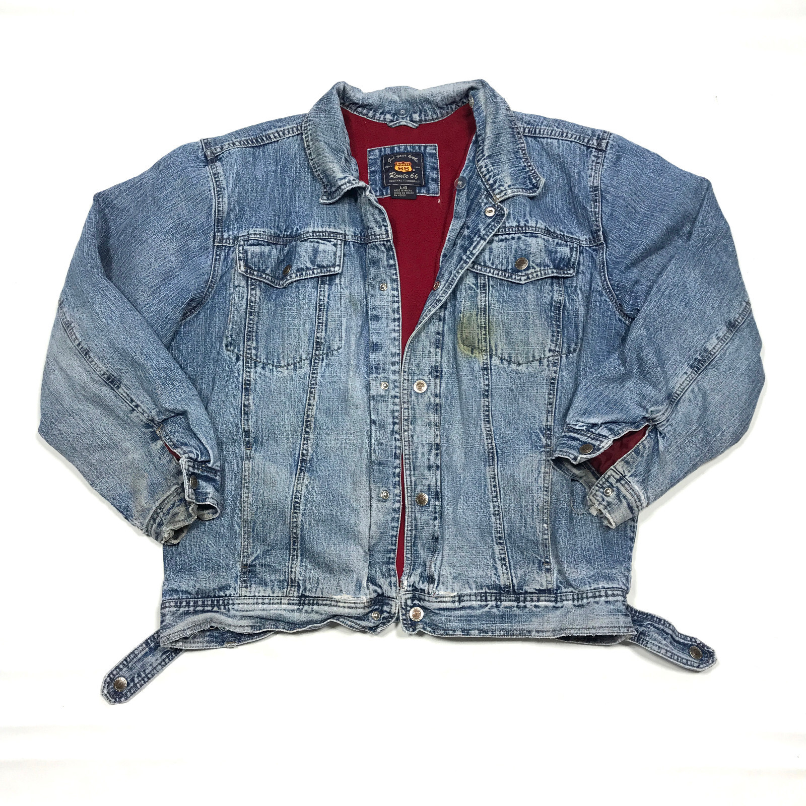 アウターその他 SATUR Symbol Brooch Denim Trucker Jacket Light Washed Blue S MUSINSA公式 | SATUR Symbol Brooch Denim Trucker Jacket Light