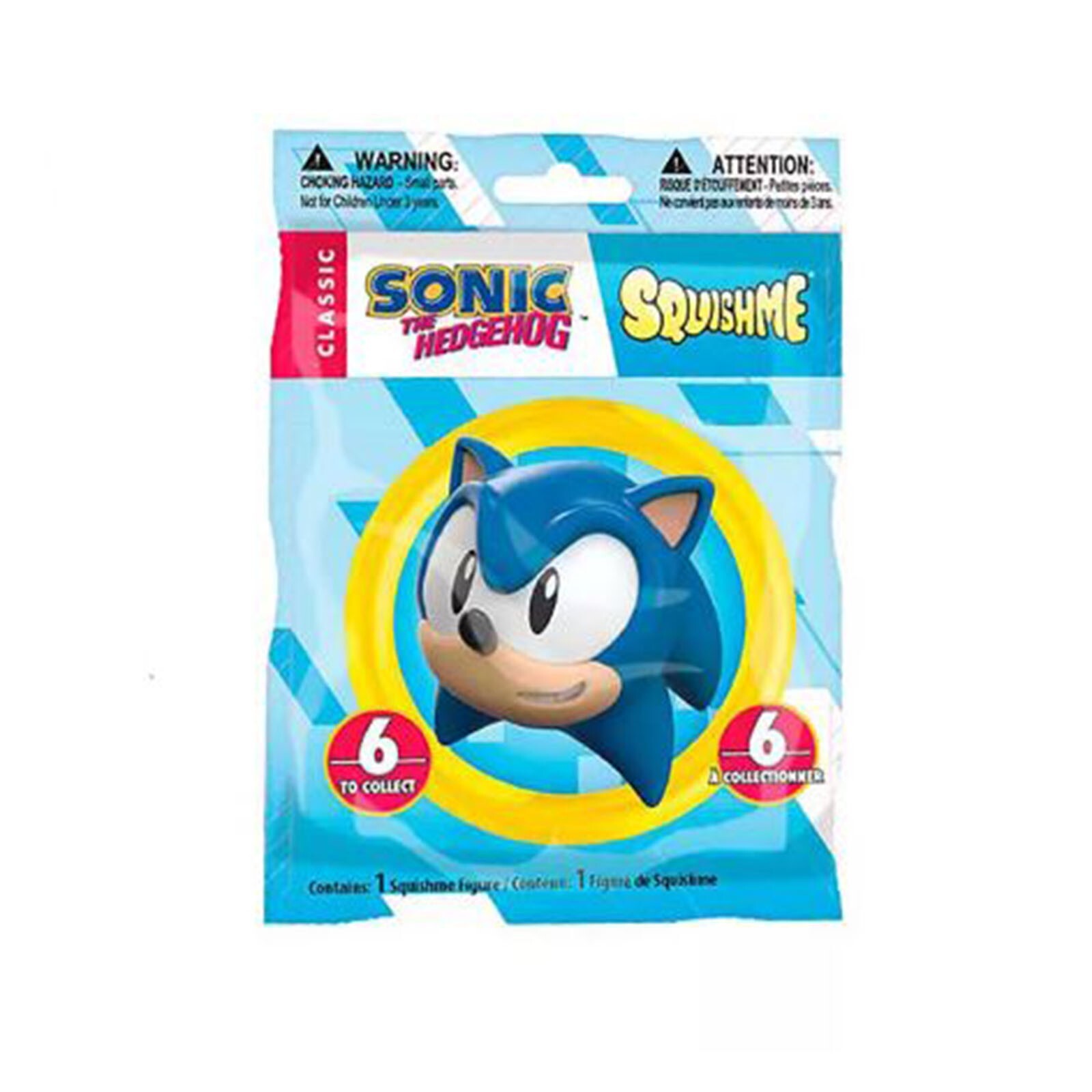 Sonic The Hedgehog Squishme Single Blind Bag Сжимающая игрушка НОВАЯ В НАЛИЧИИ