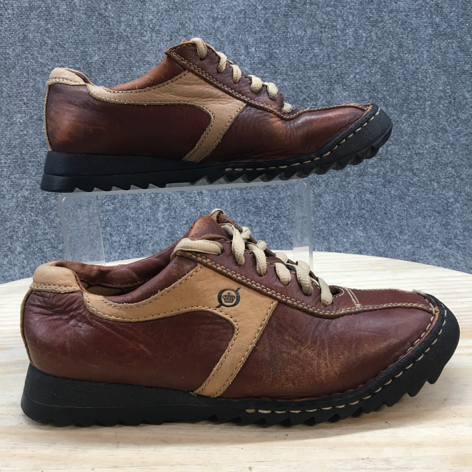 靴 BAUER - ROUND TOE PLATFORM LEATHER SHOES $_57.JPG?set_id=880000500F