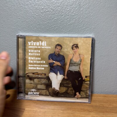 Vivaldi Concertos for Two Violins CARMIGNOLA MULLOVA MARCON ARCHIV CD NEW SEALED