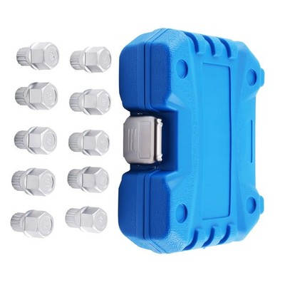10PC Locking Wheel Nut Key Set 13 15-23PT for BMW Tamper Proof Socket CRV