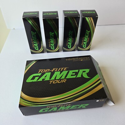 TOP FLITE GAMER TOUR Explosive Distance DIMPLE in DIMPLE 12 Golf Balls Urethane 