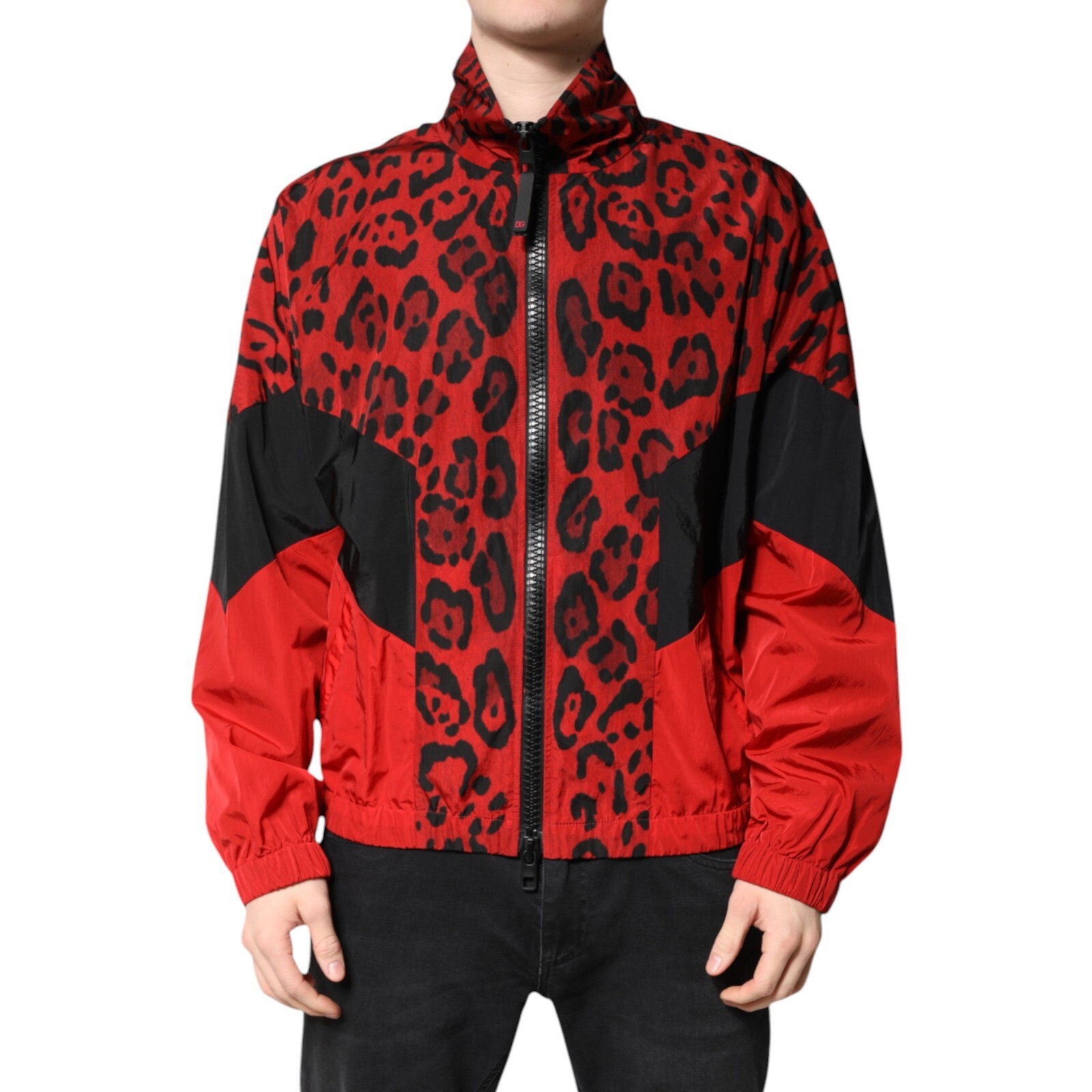 【VIP価格】DOLCE & GABBANA Elegant Red Leopard Trench Coat Dolce & Gabbana Elegant Red Leopard Trench Women's Coat