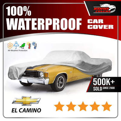 CHEVY EL CAMINO 1968-1972 CAR COVER - 100% Waterproof 100% Breathable