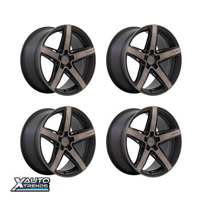 Niche M271 Teramo Matte Black With Double Dark Tint Face 20X9 5X120 35mm Set 4
