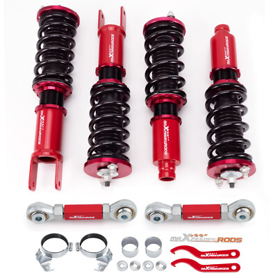 Coilovers & Adjustable Rear Toe Arms For Honda Civic 1996-00 Acura Integra 94-01