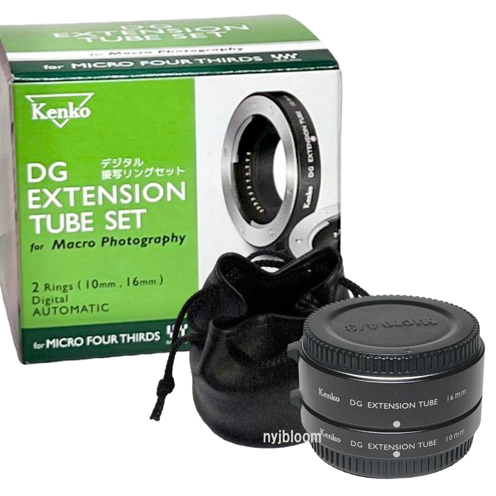 New KENKO DG Extension Tube Set 12mm/20mm/36mm for Canon EF New KENKO DG Extension Tube Set 12mm/20mm/36mm for Canon EF