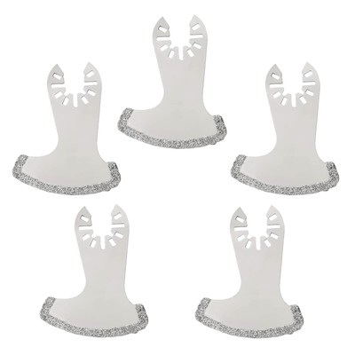 5 Pcs Diamond Oscillating Tool Blades, Segment Swing Multitool Mortar Cutting...