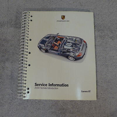 Porsche SIT Service Information Technik-Technical Introduction 2004 Carrera GT