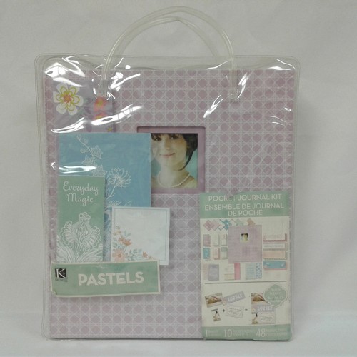 K&Company Pocket Journal and Scrapbook Kit, 8.5 by 11-Inch  Pastel