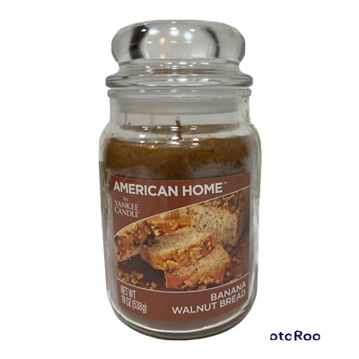 New American Home by Yankee Banana Walnut Bread Candle Large 19 oz Single Wick