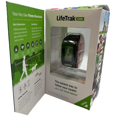 LifeTrak C200 Core Heart Rate Watch NEW NIB Reversible Bands Waterproof