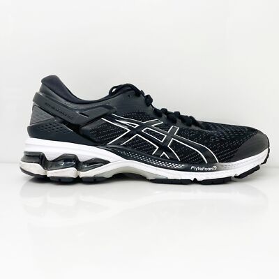 

Asics Womens Gel Kayano 26 1012A459 Черные кроссовки для бега Размер 9 W, Черный, Gel Kayano 26