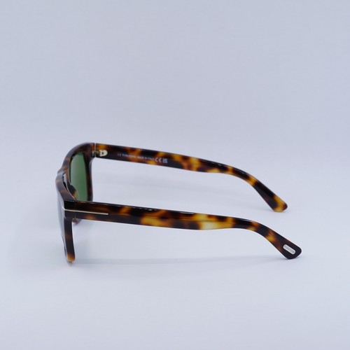 Pre-owned Tom Ford Ft0906 53n Blonde Havana/green 58-17-145 Sunglasses