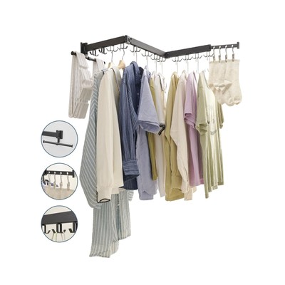 JOOM Clothes Drying Rack Wall Mounted,Folding Clothes Drying Rack,Retractable...