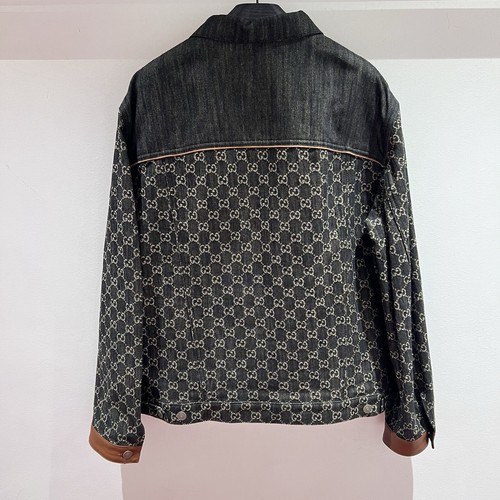 Pre-owned Gucci Gg Jacket In Small And Medium In Multicolor
