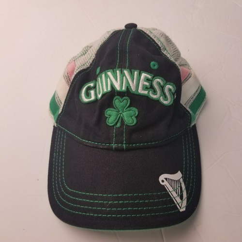 Guinness Beer Adjustable Snapback Hat Baseball Cap lucky 4 leaf clover