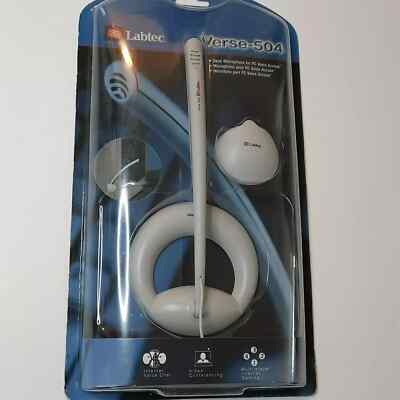 Labtec Verse 504 Desktop Computer Microphone PC Voice Access Desk Top 0139J