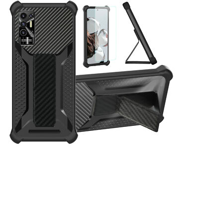 for Tecno Pova 2 LE7 Phone Case Cover Glass Screen Protector A1