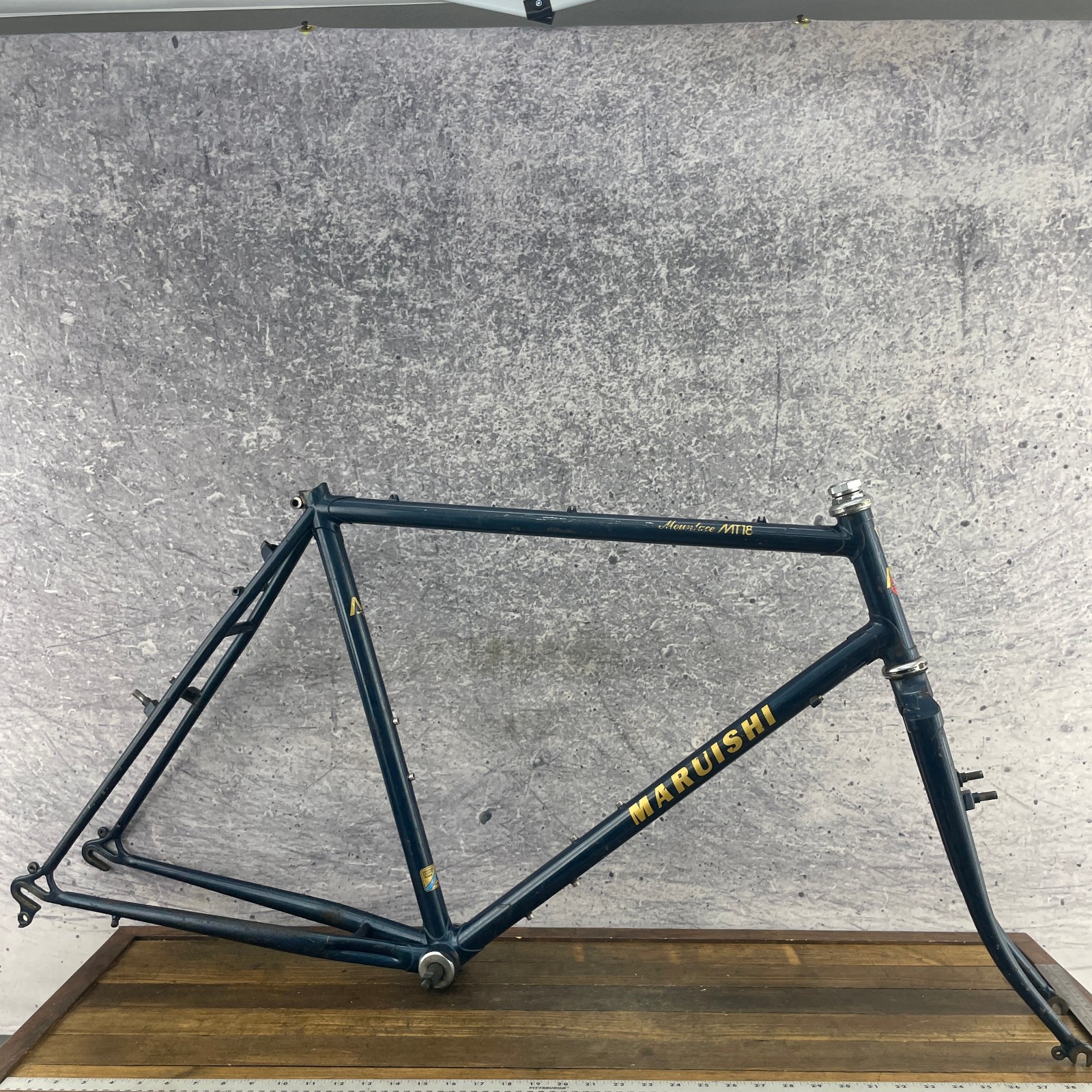 R Vintage Maruishi Mountain Frame Set Lugged 26 Wheel Cafe